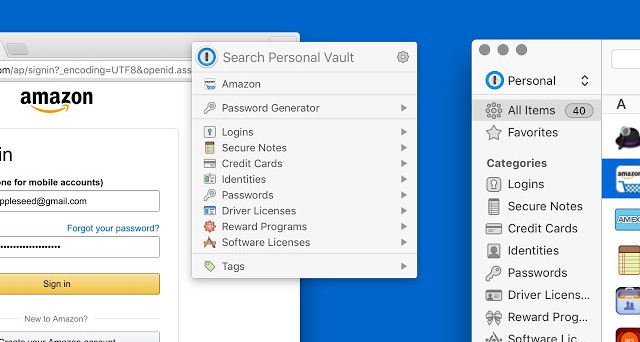 1Password Browser Extension